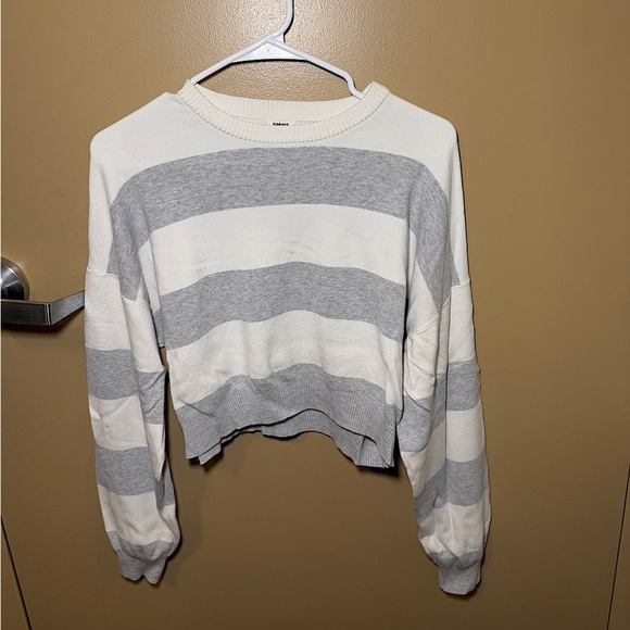 BOXY STRIPE SWEATER - Picture 1 of 3